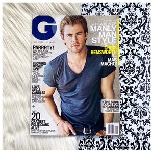 GQ : January 2015 : ‘gentlemen’s quarterly’ ‘Chris Hensworth’ edition magazine